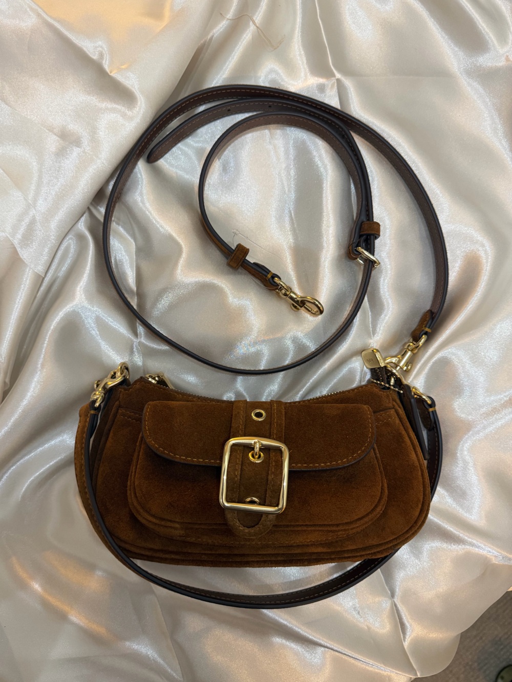 Coach Mini Ashton Suede Crossbody CFA50 NWT - Picture 9 of 11